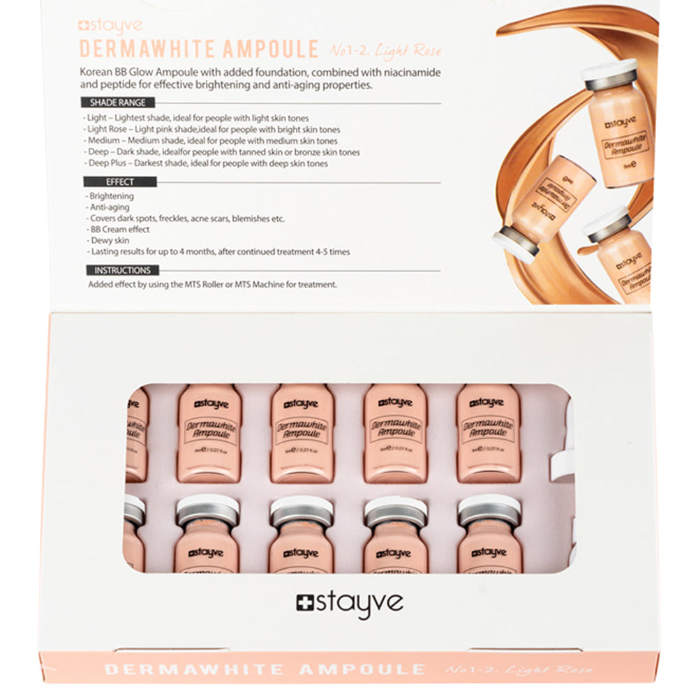 Ampollas Stayve BB Glow - No.1-2 Rosa claro - Paquete de 10